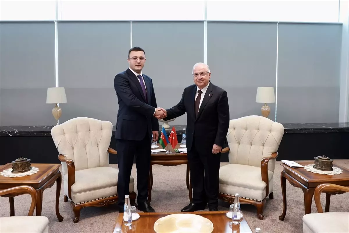 Yaşar Güler, Azerbaycanlı Bakan Yardımcısını Kabul Etti
