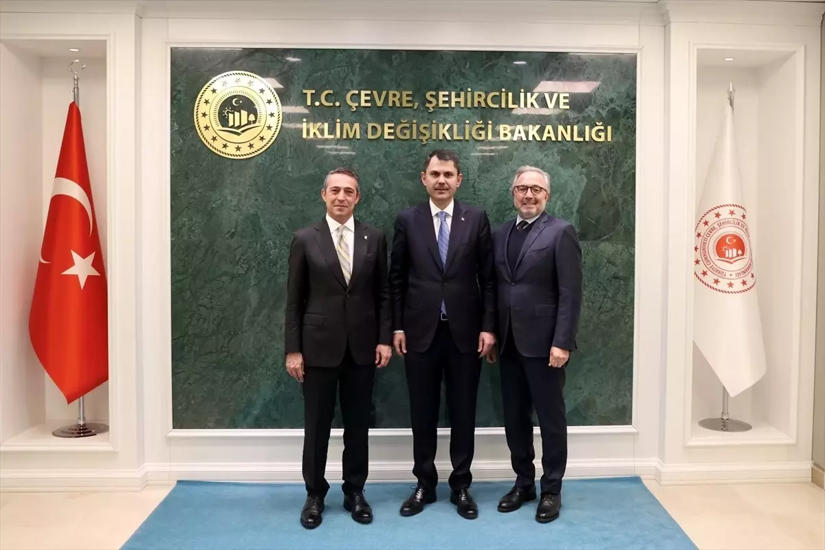 Bakan Kurum, Fenerbahçe Başkanı Ali Koç\'u Ağırladı