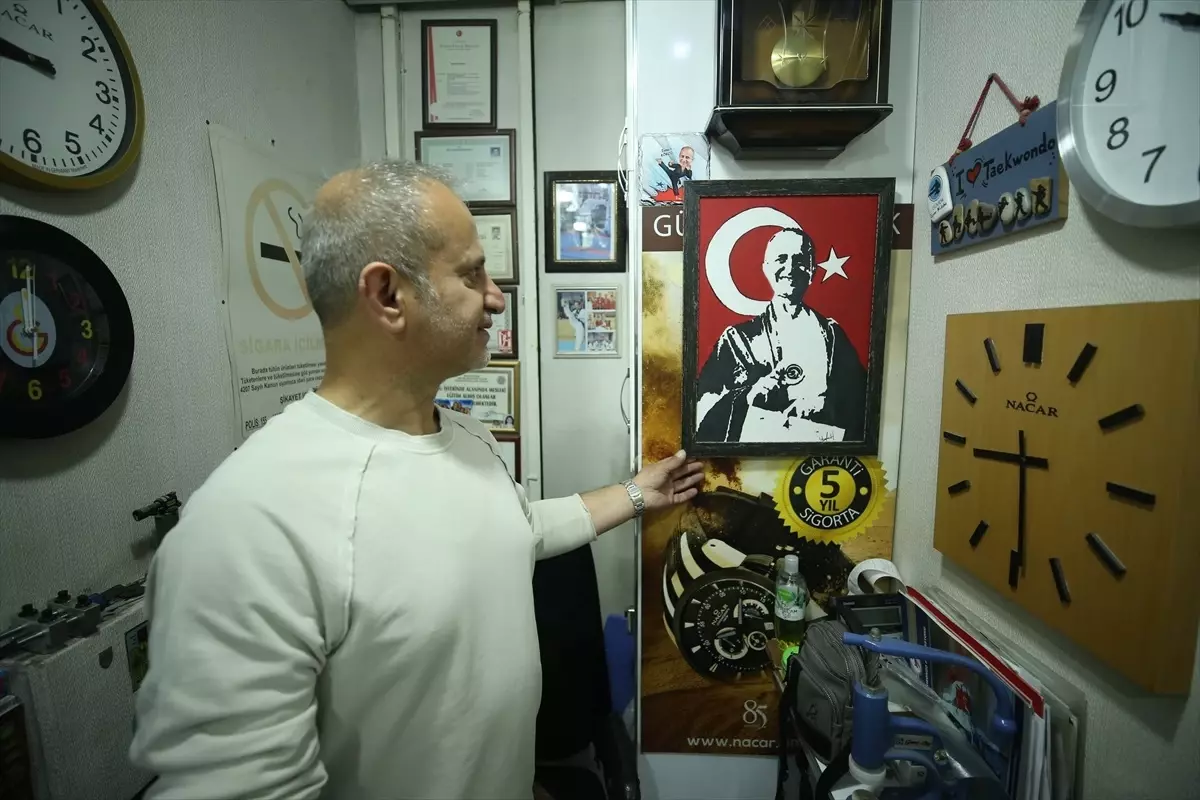 Balıkesirli saatçi 7 metrekarelik dükkanından tekvando sayesinde dünyaya açıldı