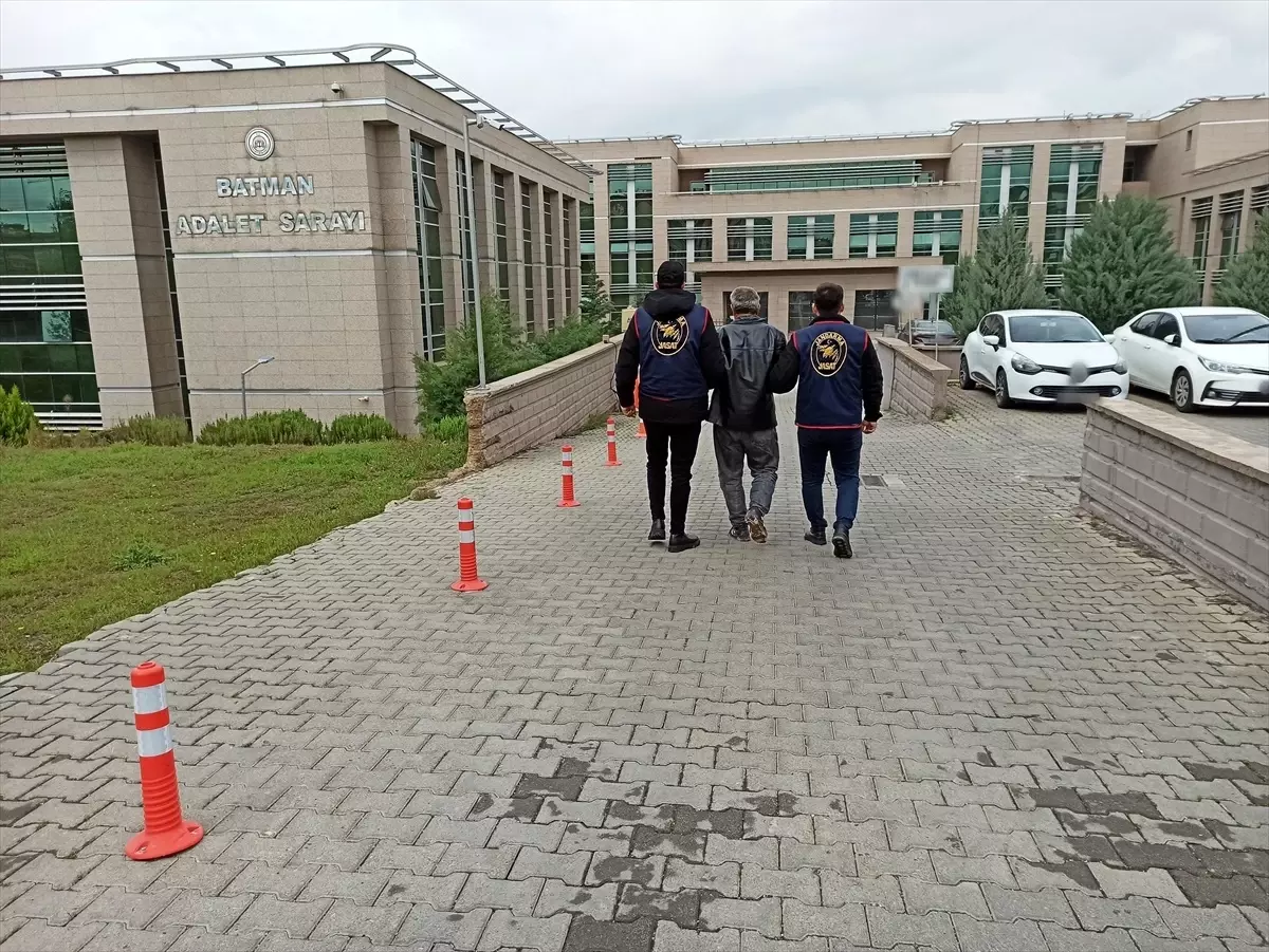 42 Yıl Hapis Cezalı Hükümlü Batman\'da Yakalandı