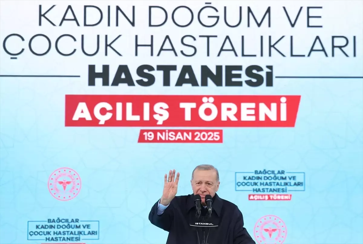 Cumhurbaşkanı Erdoğan, Bağcılar Kadın Doğum ve Çocuk Hastalıkları Hastanesi\'nin açılışında konuştu: (2)