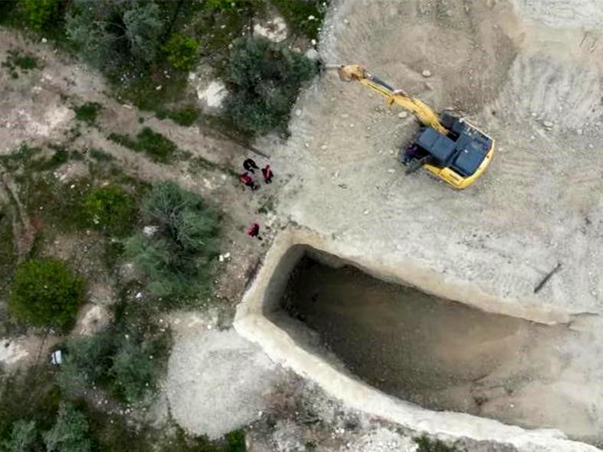 Mersin\'de Kaçak Kazıya Dron ile Operasyon