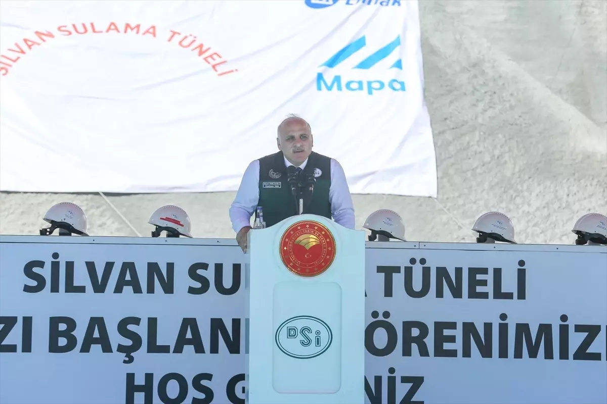Diyarbakır\'da "Silvan Sulama Tüneli Kazı Başlangıç Töreni" düzenlendi
