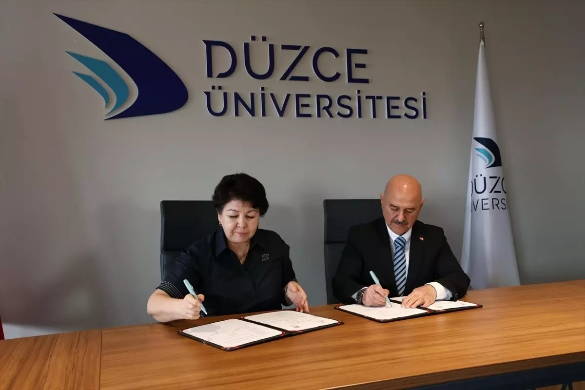 Düzce Üniversitesi\'nden Kazakistan ile İşbirliği