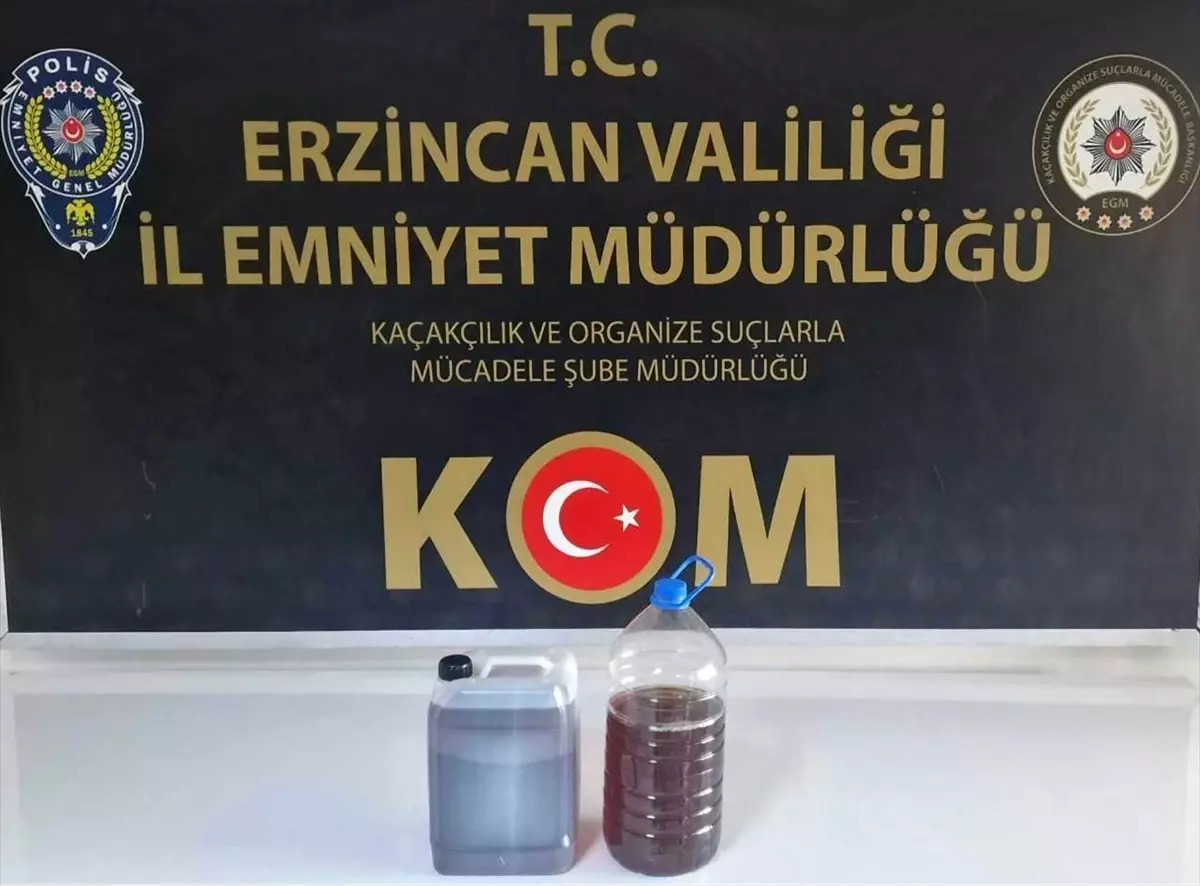 Erzincan\'da Sahte İçki Operasyonu