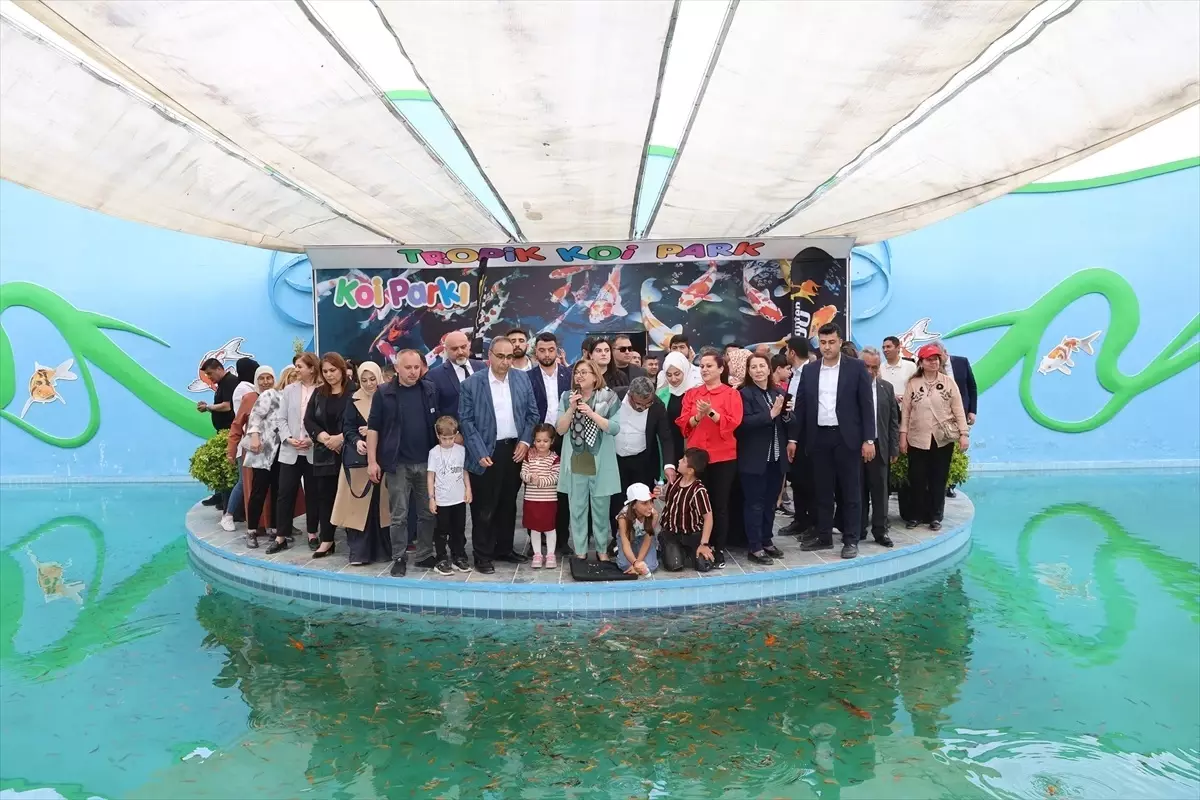 Gaziantep\'te Tropikal Koi Parkı Açıldı