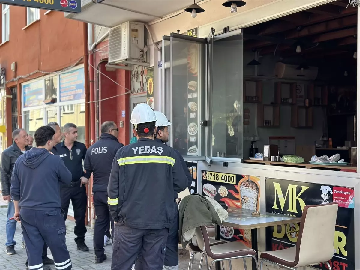Gerze\'de Yangın Paniği