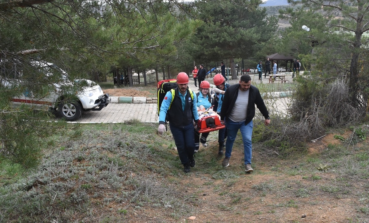 Gümüşhane\'de UMKE Tatbikatı Gerçekleştirildi