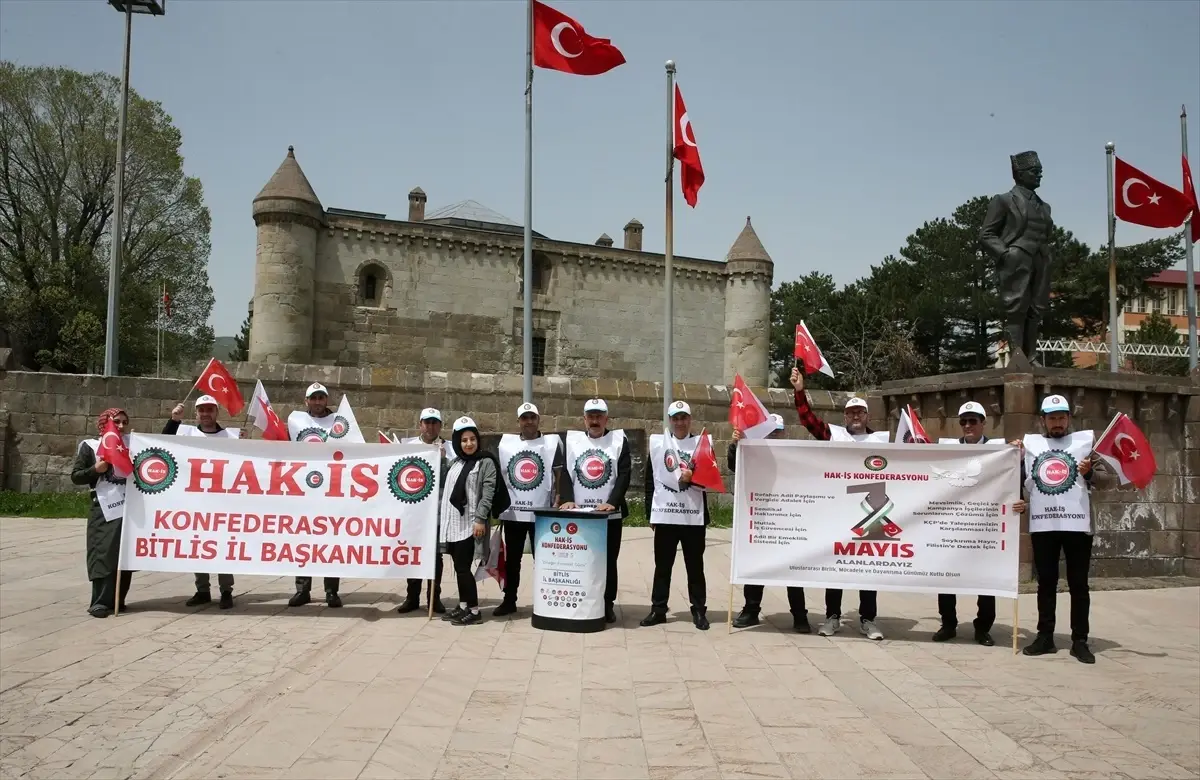 HAK-İŞ Bitlis İl Başkanlığından 1 Mayıs açıklaması