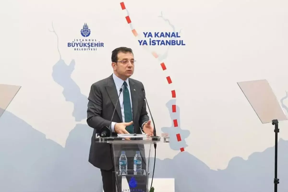 İBB Başkanı İmamoğlu\'ndan Kanal İstanbul iddiası: 24 bin konutun inşaatını başlattılar