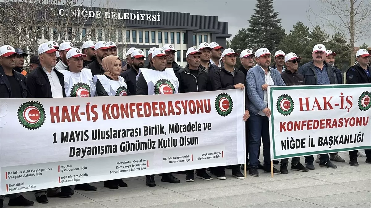 İç Anadolu\'da 1 Mayıs Emek ve Dayanışma Günü kutlandı