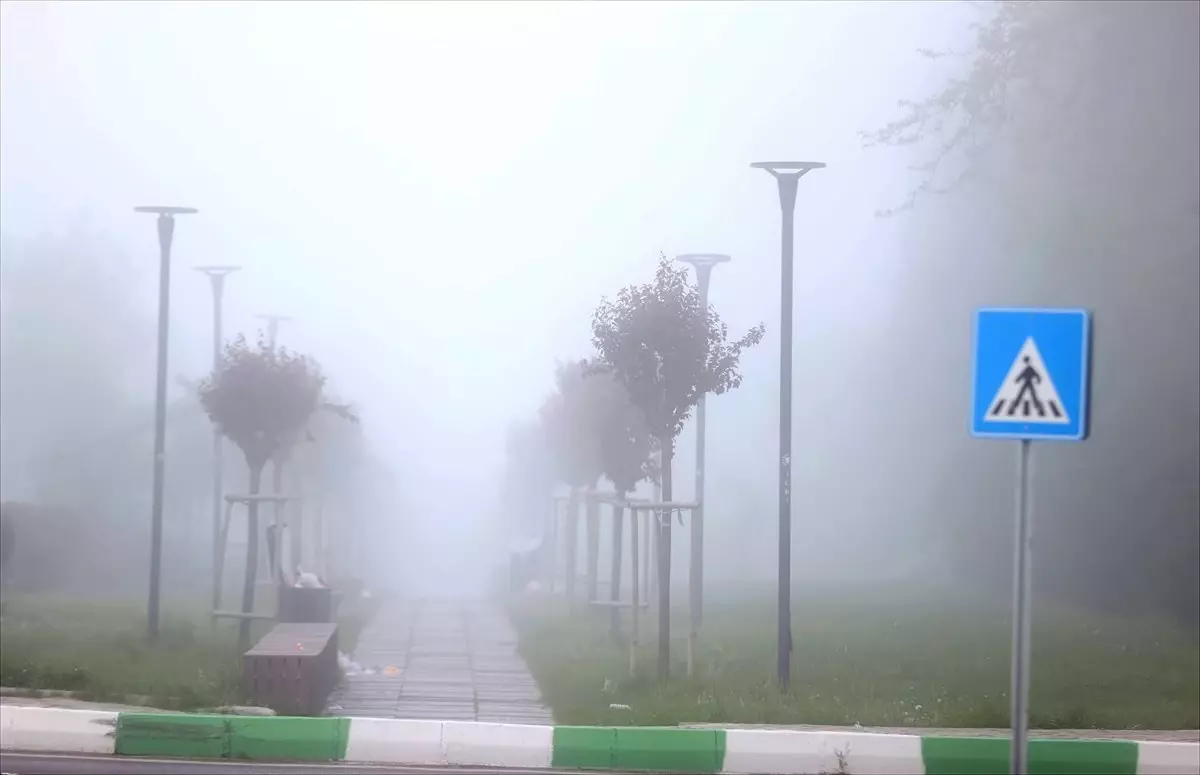 Kırklareli\'nde Sis Görüş Mesafesini Düşürdü