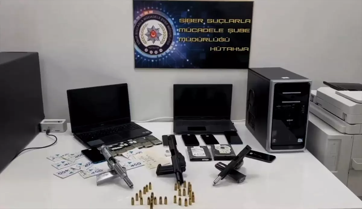 Kütahya\'da Yasa Dışı Bahis Operasyonu: 15 Gözaltı