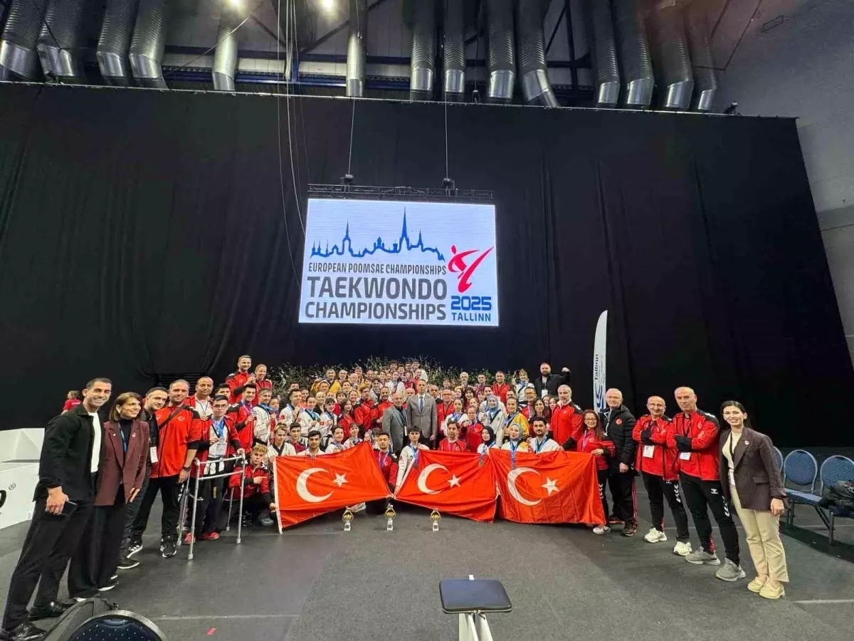 Türkiye, Avrupa Taekwondo Şampiyonası\'nda 31 Madalya Kazandı