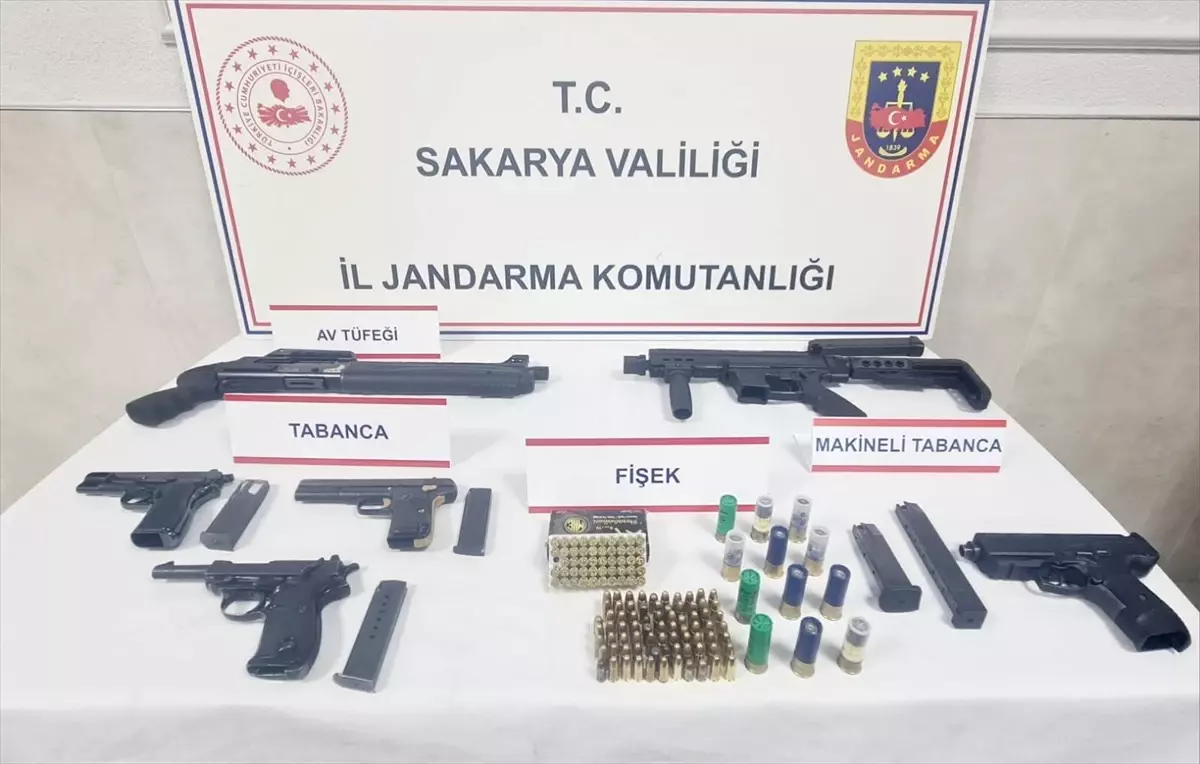 Sapanca\'da Ruhsatsız Silah Operasyonu: 2 Tutuklama