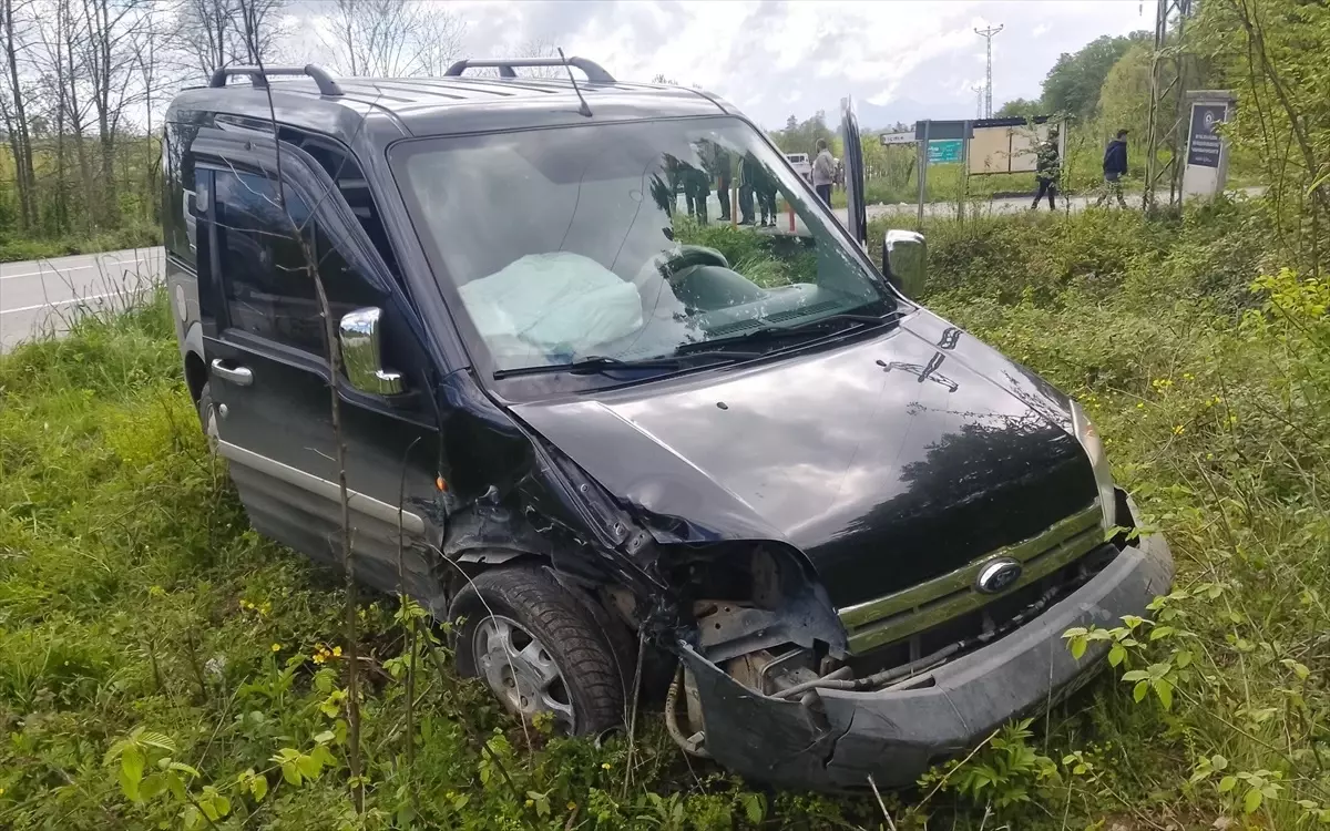 Samsun\'da Trafik Kazası: 1 Yaralı