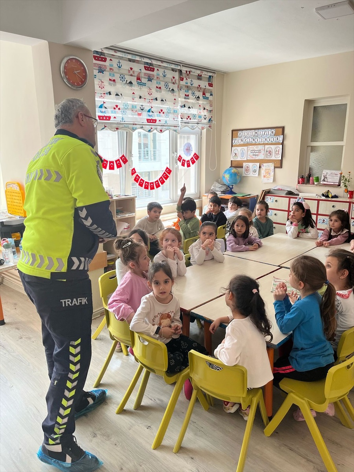 Bafra\'da Miniklere Trafik Eğitimi