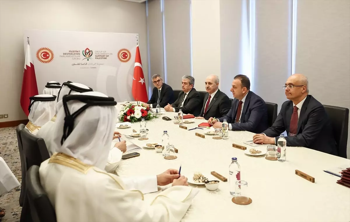 Kurtulmuş\'tan Katar\'a Filistin Desteği Teşekkürü