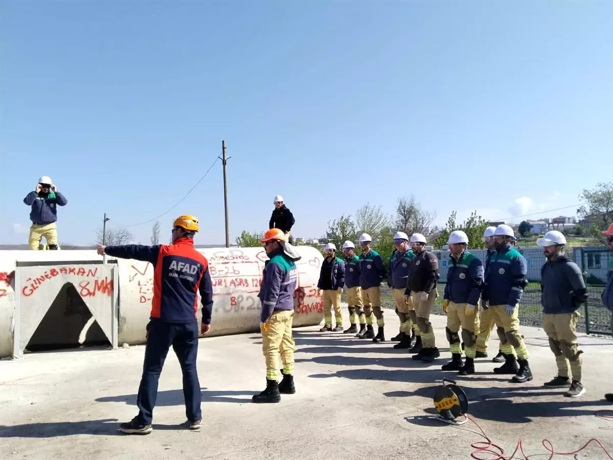 Tekirdağ\'da Arama Kurtarma Eğitimi