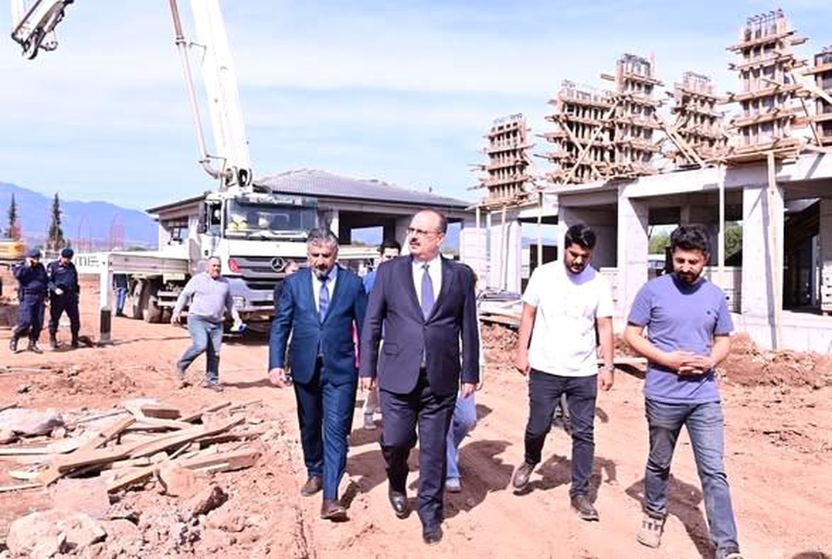Vali Canbolat Çocuk Evleri İnşaatını İnceledi