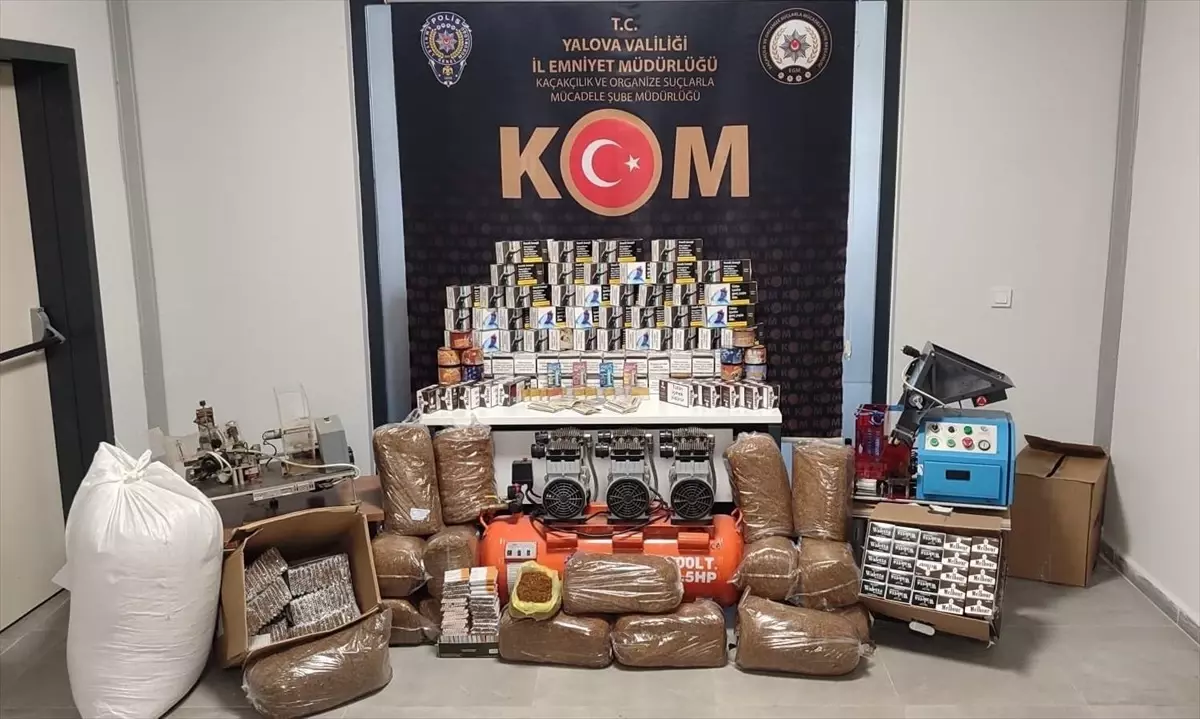 Kaçak Sigara Operasyonu: 8 Gözaltı