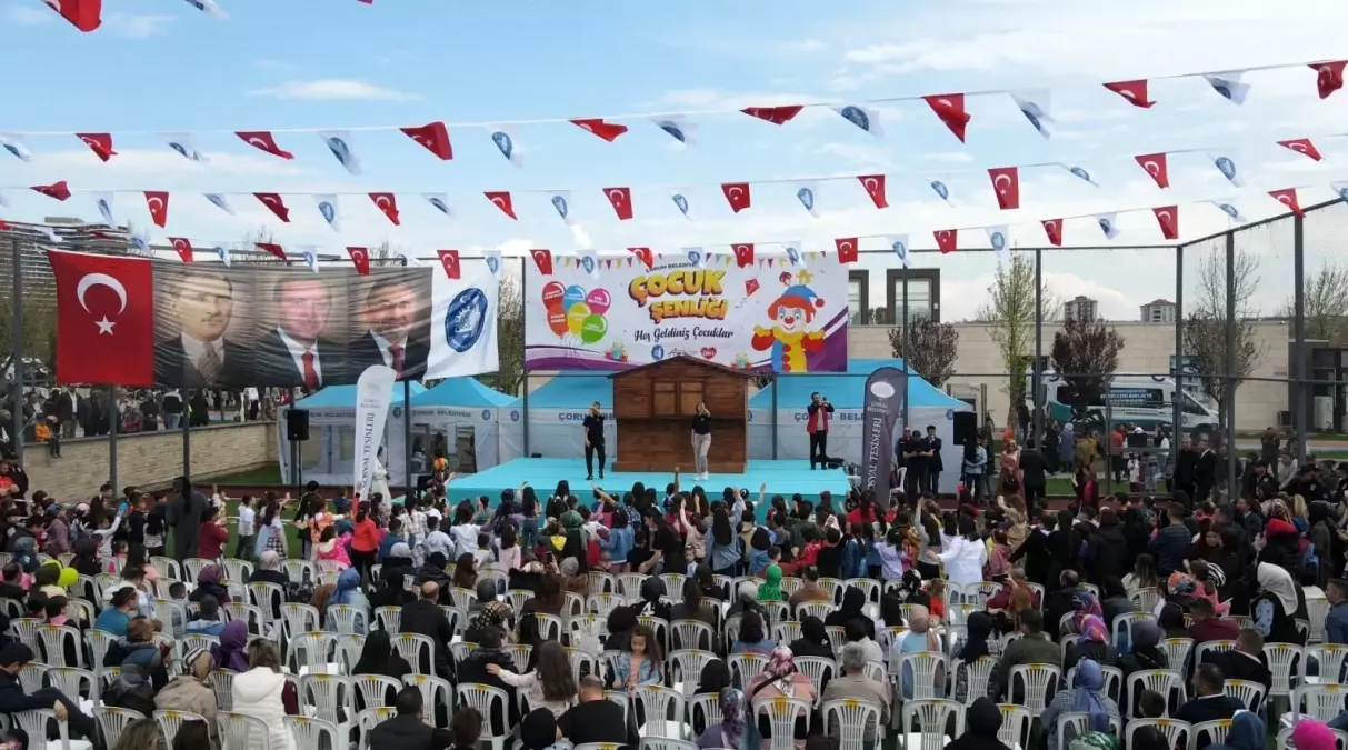 Çorum\'da 23 Nisan Bayramı Kutlamaları: Çiğdem Aşı Şenliği ve Çocuk Oyunları