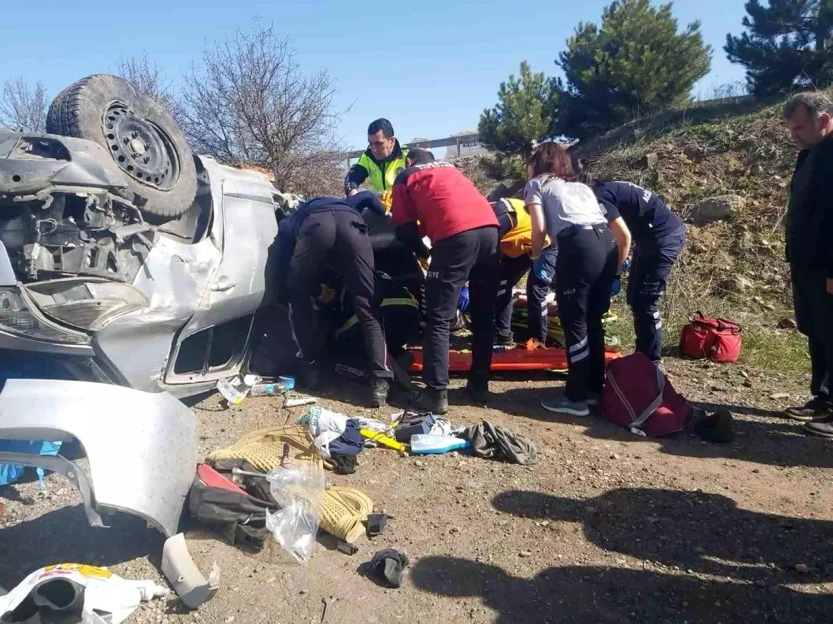 Bolu\'da Takla Atan Araçta 1 Yaralı