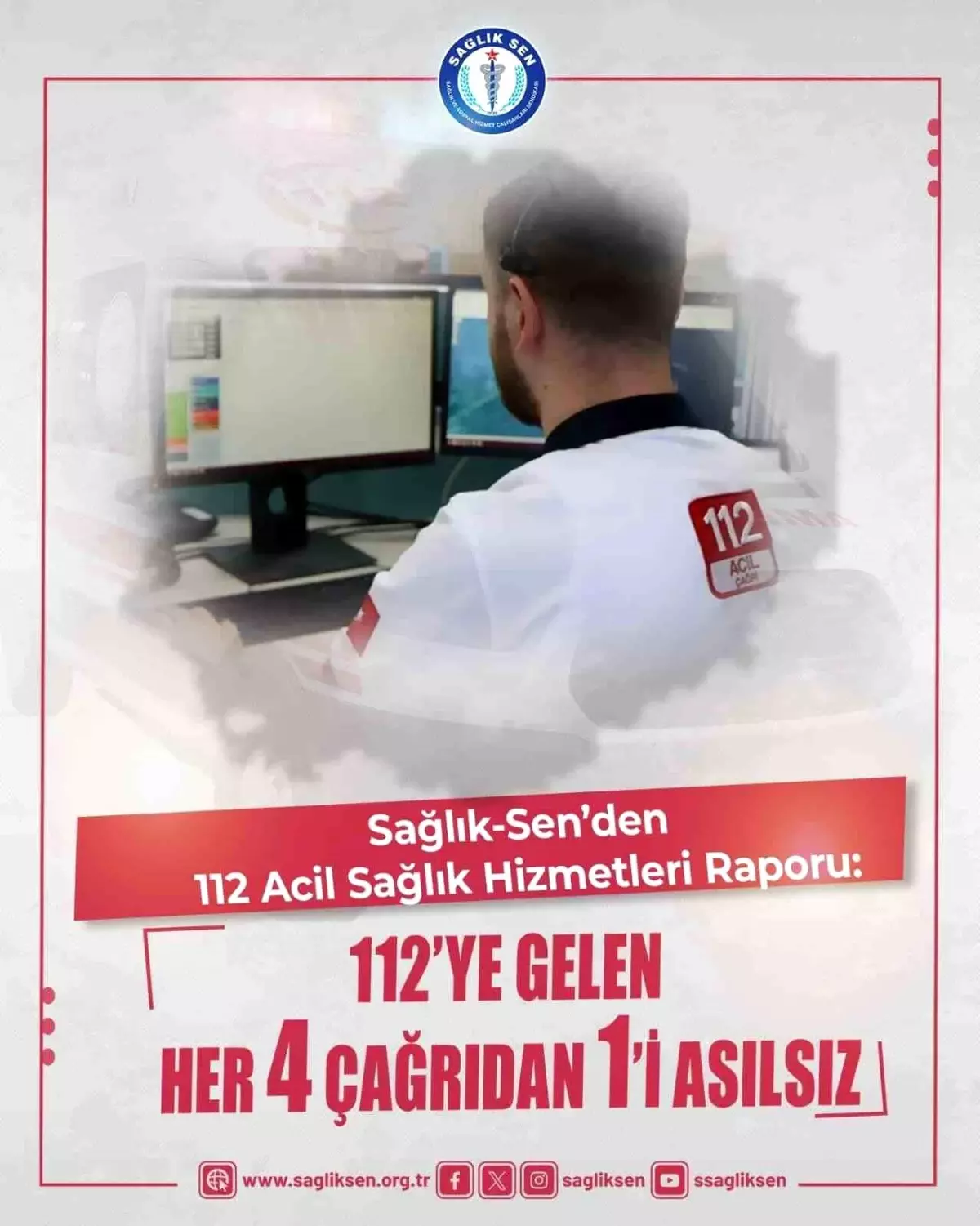112 Acil Servis İhbarlarının Çeyreği Asılsız
