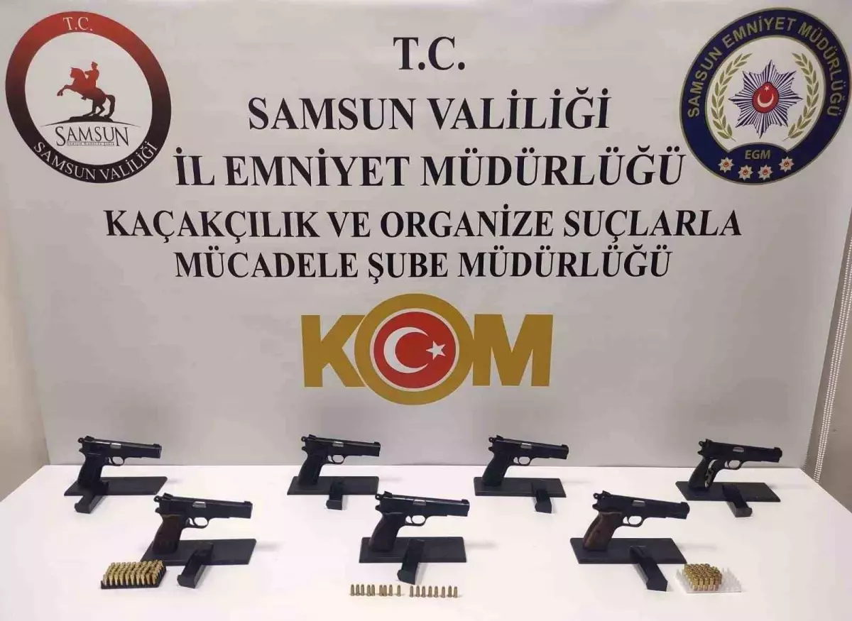 Samsun\'da Ruhsatsız Silah Operasyonu