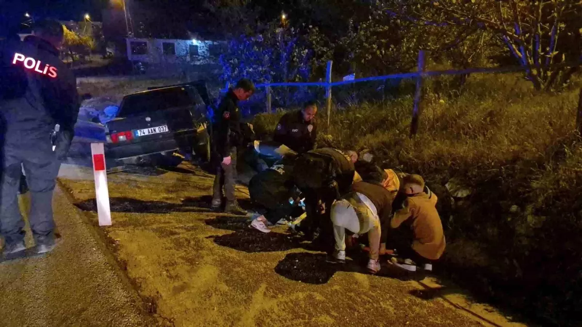 Bartın\'da Polisi Kovalayan Sürücü Yaralandı