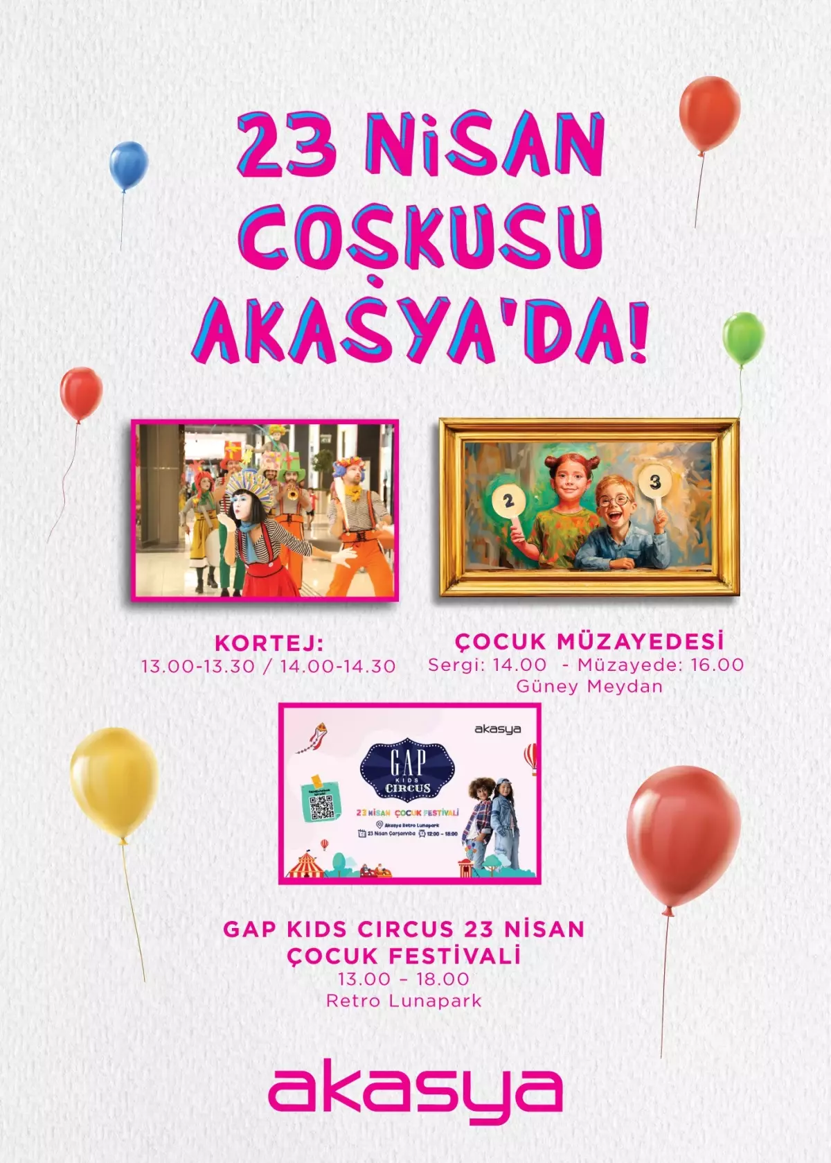 23 Nisan Çocuk Festivali Akasya\'da