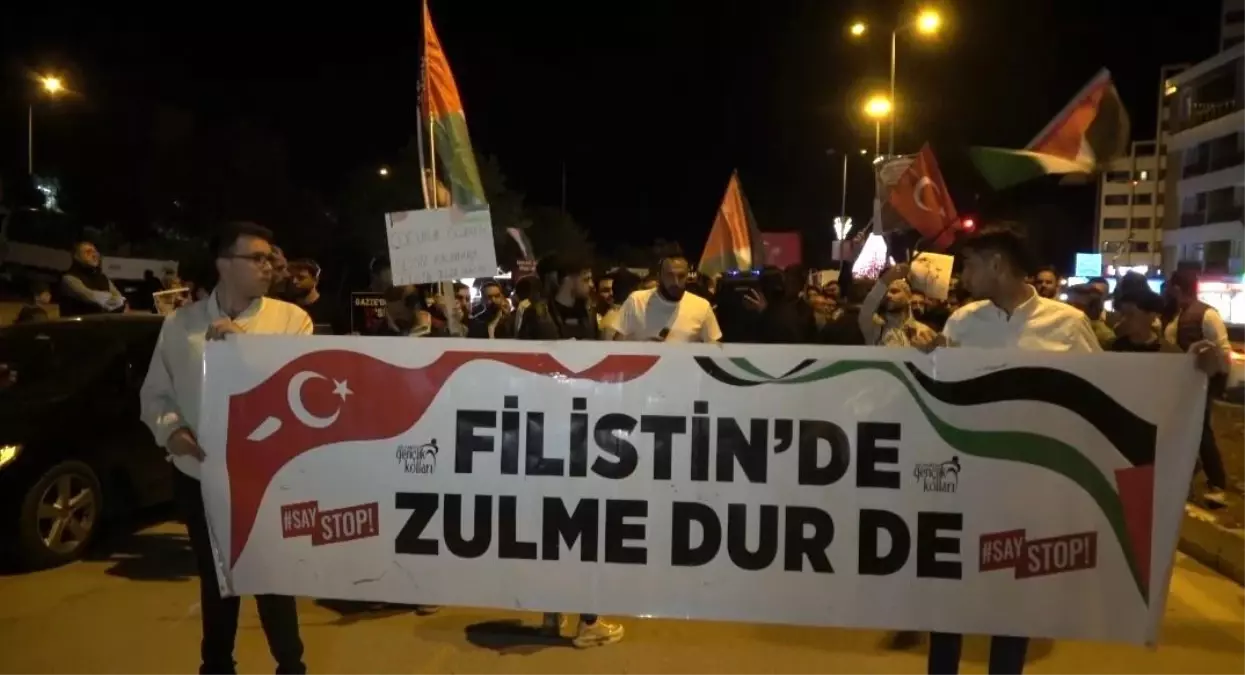 Kilis\'te Filistin İçin Yürüyüş