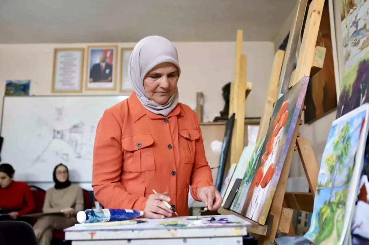 62 Yaşında Resim Hayalini Gerçekleştirdi