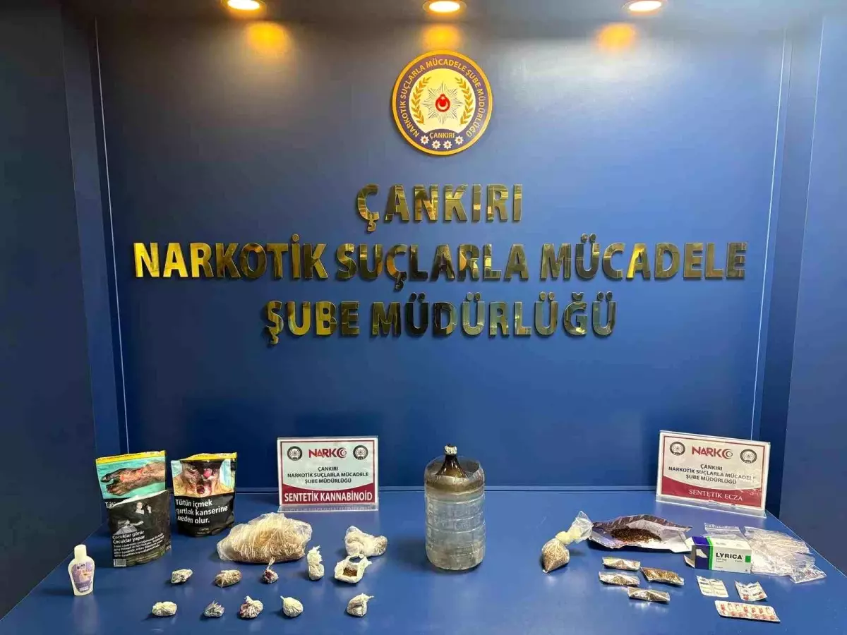 Çankırı\'da Uyuşturucu Operasyonu