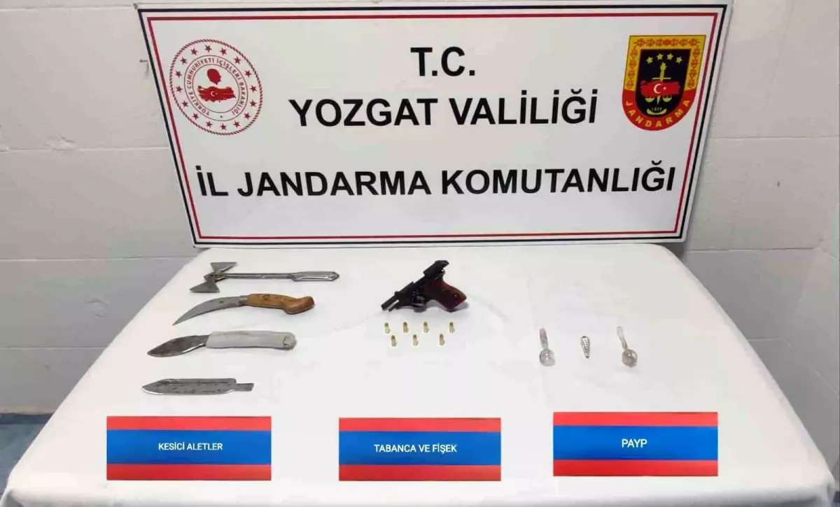 Yerköy\'de Uyuşturucu ve Silah Yakalandı