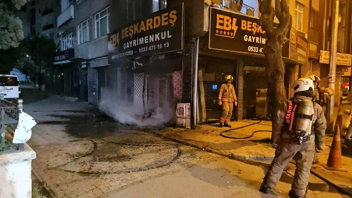 Bayrampaşa\'da Doğal Gaz Yangını