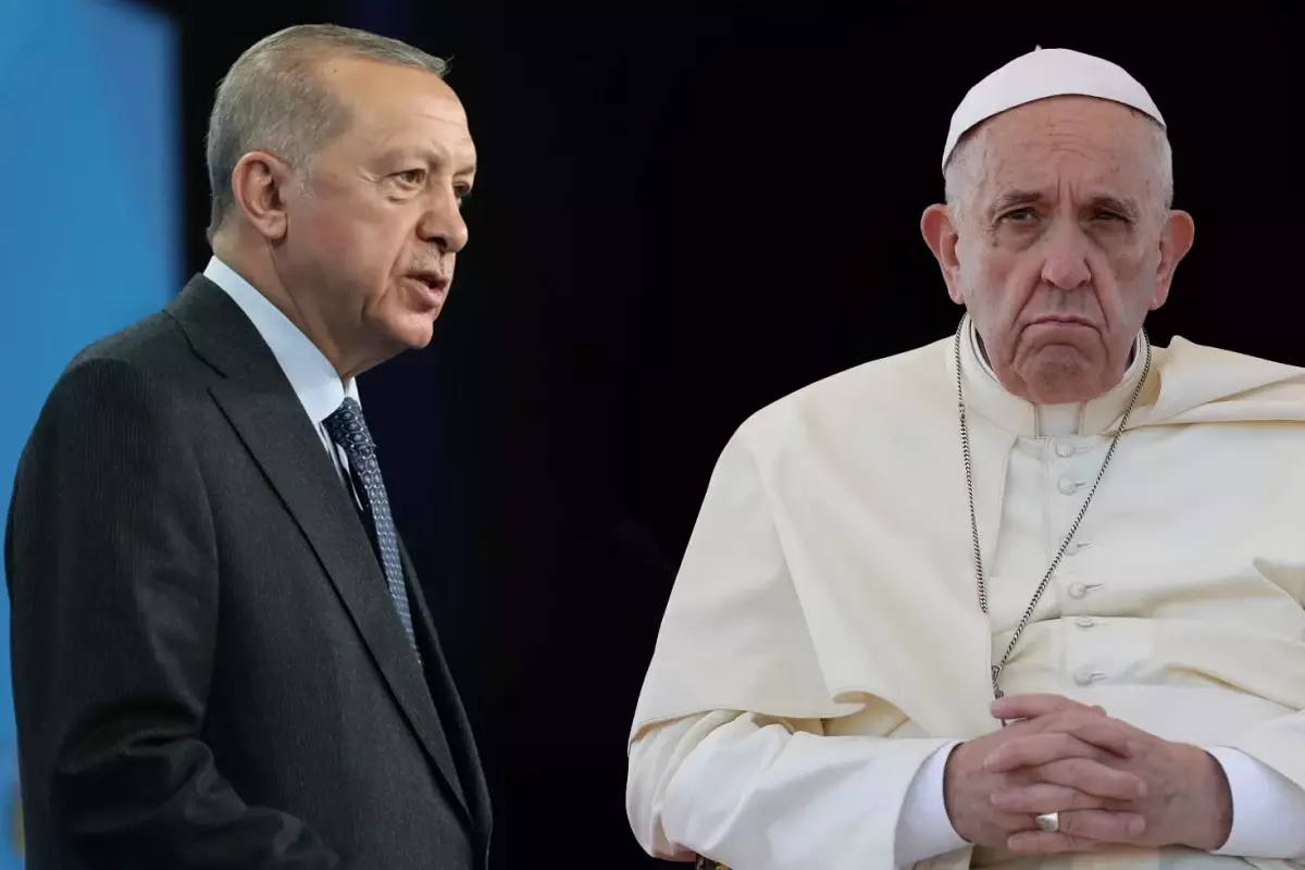 Cumhurbaşkanı Erdoğan\'dan Papa Francis için taziye mesajı! Gazze vurgusu dikkat çekti