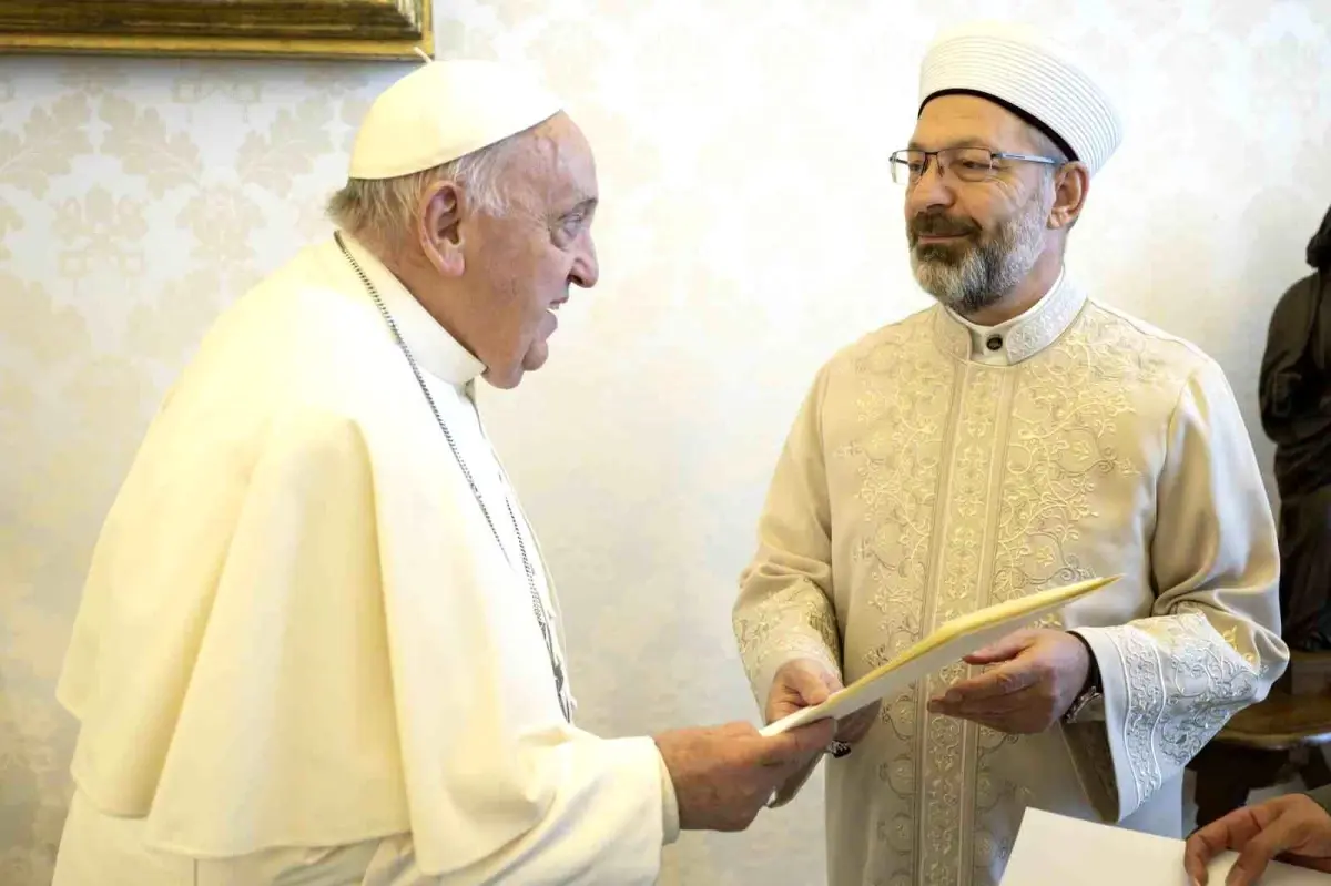 Diyanet\'ten Papa Franciscus\'a Taziye