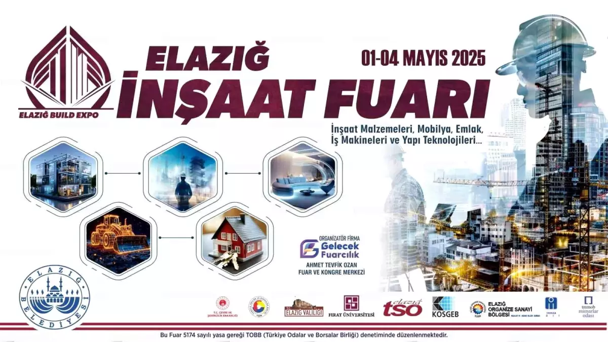 Elazığ\'da İnşaat ve Emlak Fuarı 2025\'te Düzenlenecek