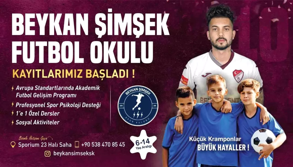 Beykan Şimşek\'ten Elazığ\'a Futbol Okulu