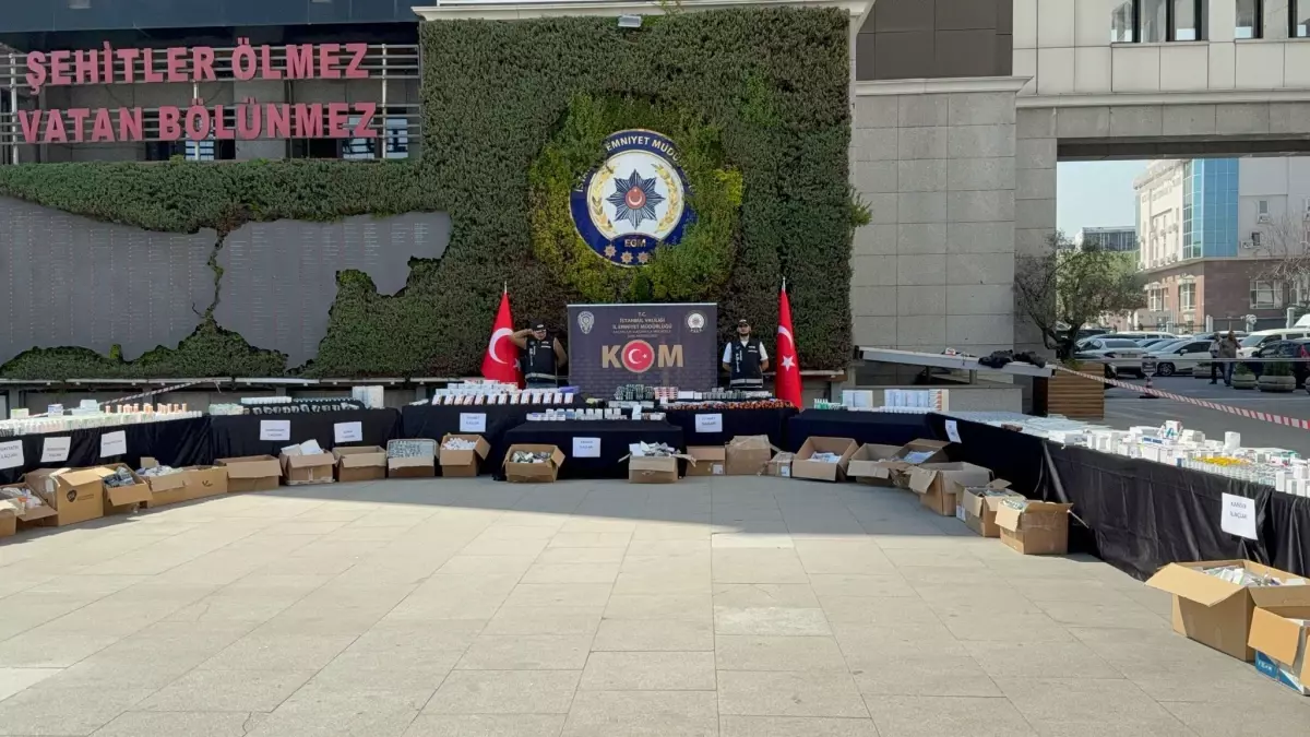 İstanbul\'da Yasa Dışı İlaç Operasyonu