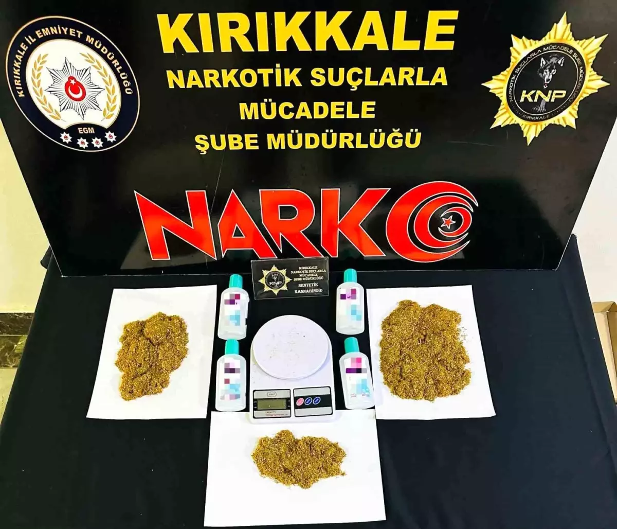 Kırıkkale\'de Uyuşturucu Operasyonu: İki Şüpheli Gözaltında