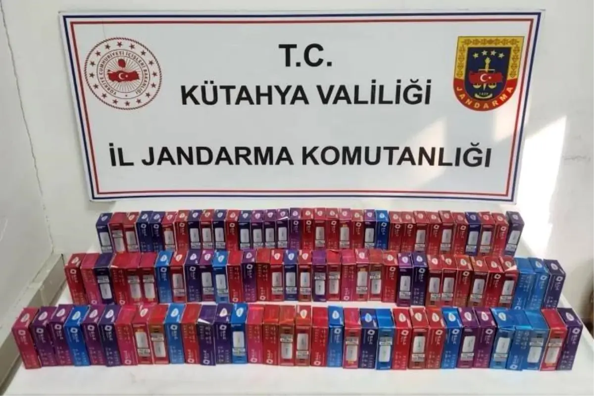 Kütahya\'da 101 Elektronik Sigara Ele Geçirildi