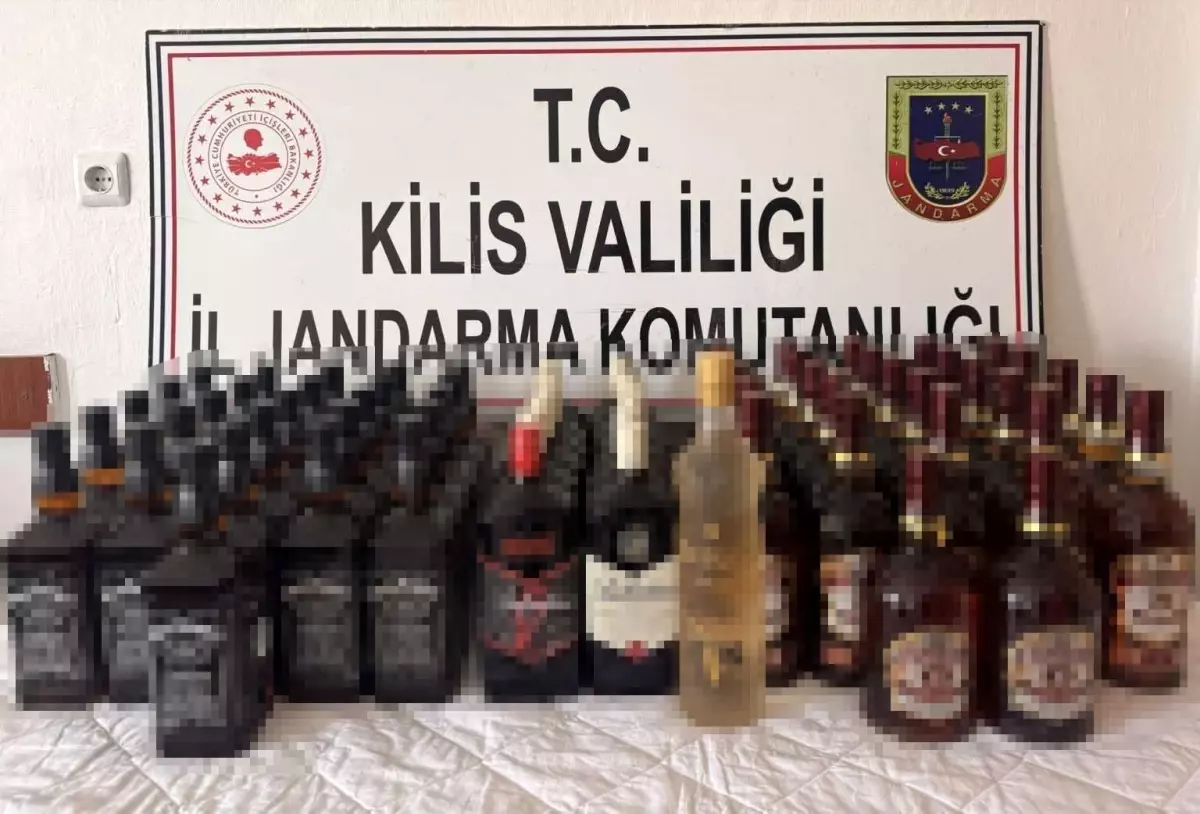Kilis\'te Kaçak Alkol Yakalandı
