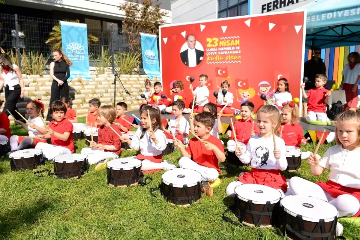 Nilüfer Belediyesi Kreşlerinde 23 Nisan Coşkusu
