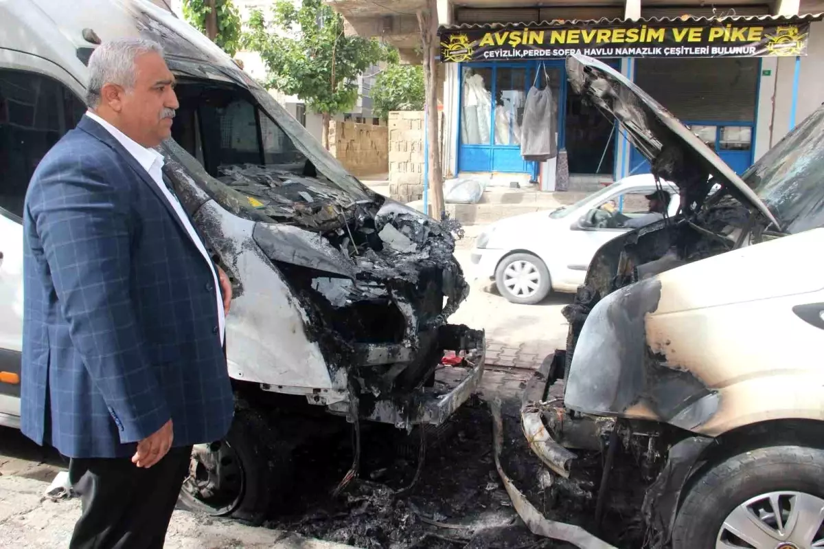 Şanlıurfa\'da Araç Kundaklama Olayı