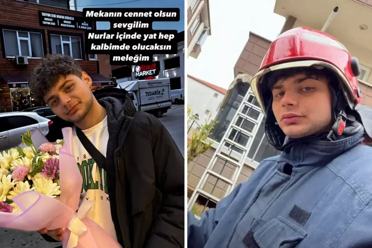Stajyer itfaiyeci, sevgilisini ziyarete giderken hayatını kaybetti