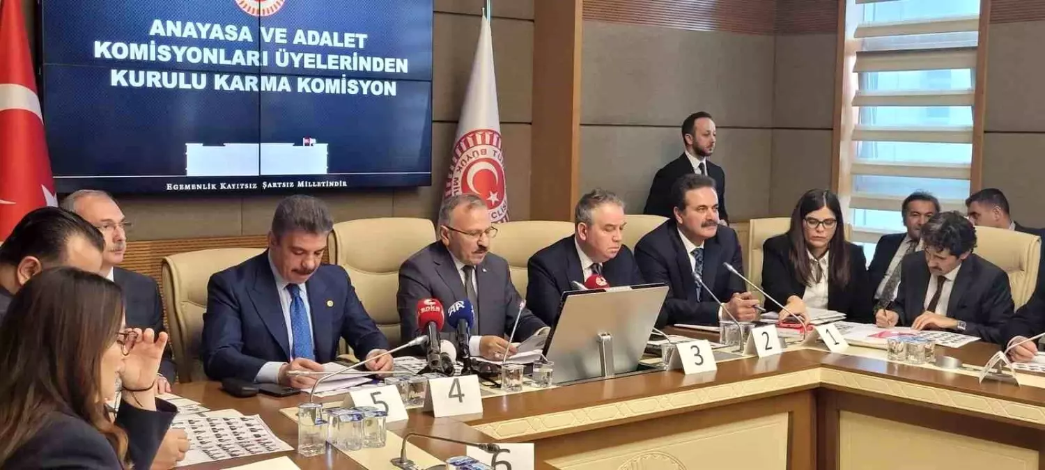 TBMM\'de HSK Üye Seçimi İçin Alt Komisyon Kuruldu