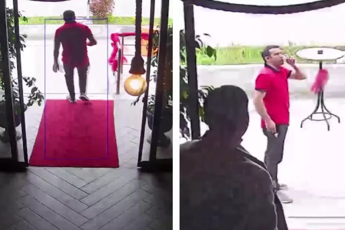 Depremden çay bardağıyla kaçtı, dışarı çıkar çıkmaz da yudumladı