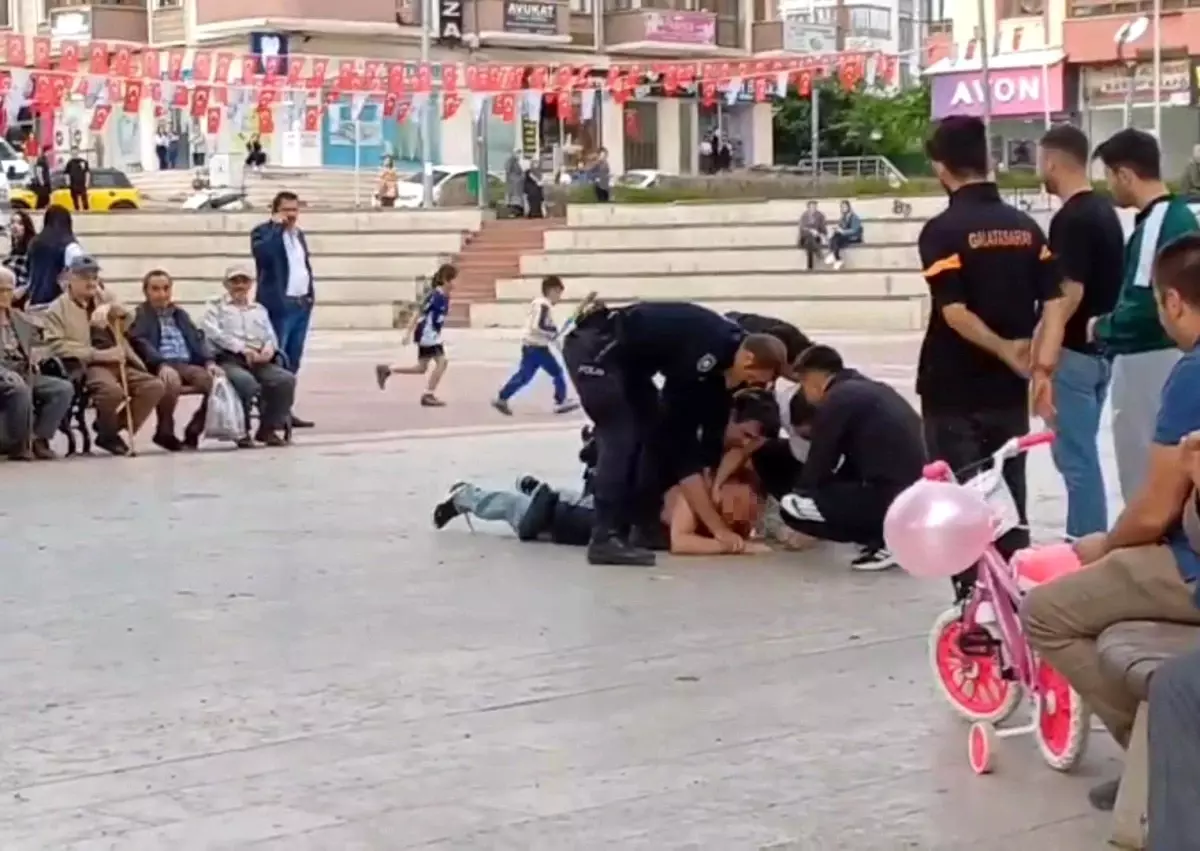 Safranbolu\'da Kavga, Polis Zor Anlar Yaşadı